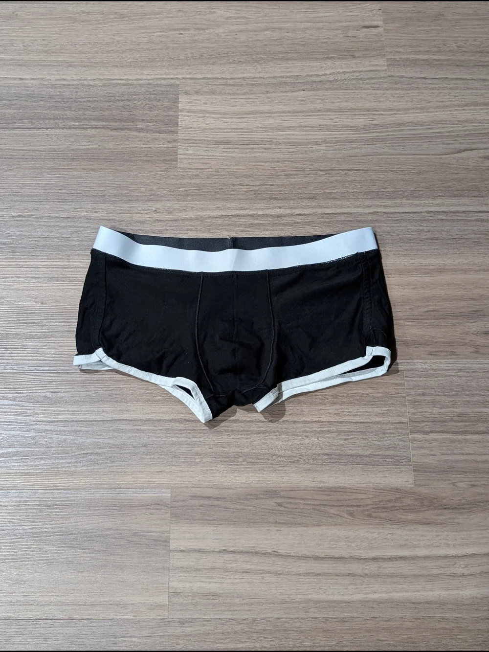 Malibu Black Trunks with White Trim